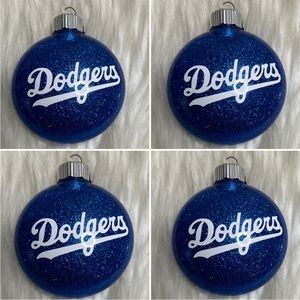 Ornaments Dodger’s set of 4